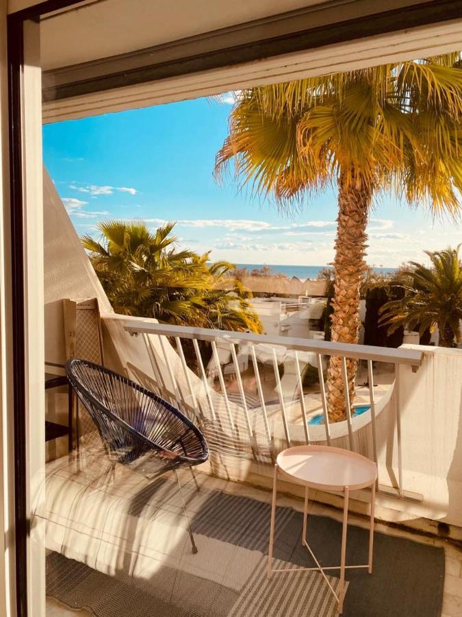 Le Cali, P2 Cabine Dans Une Residence Avec Piscine, Vue Mer Et Parking Prive La Grande-Motte Kültér fotó